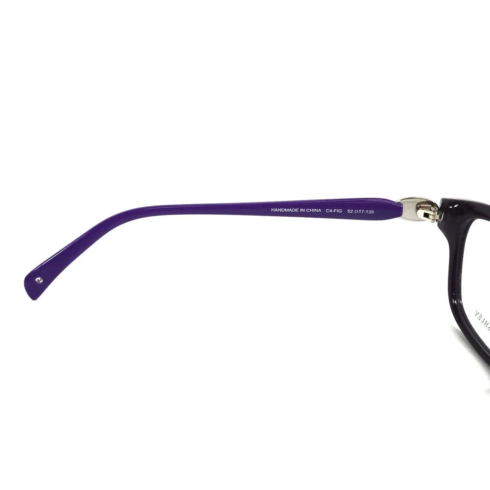 Laura Ashley Eyeglasses Frames Jean C4-FIG Purple Orange Gold Cat Eye 52-17-135